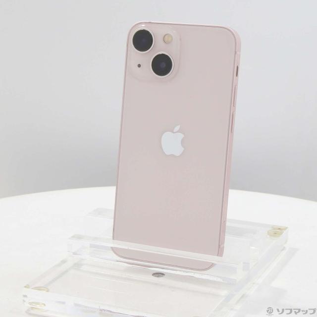 (中古)Apple iPhone13 mini 128GB ピンク MLJF3J/A SIMフリー(377-ud)
