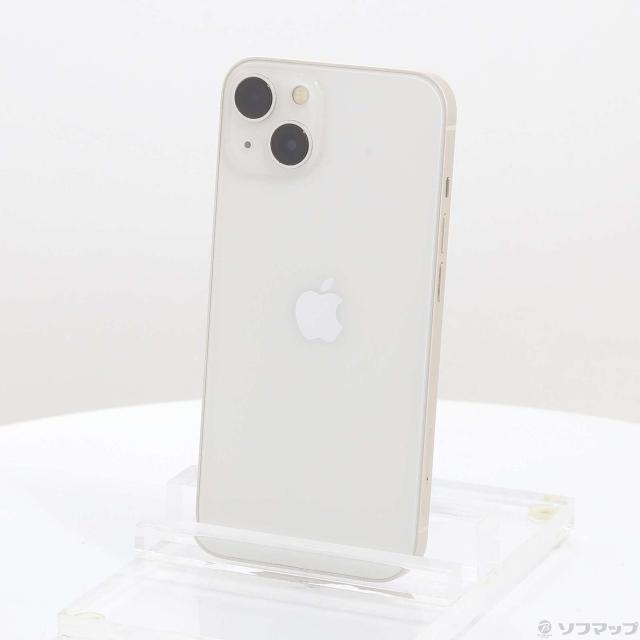 (中古)Apple iPhone13 256GB スターライト MLNJ3J/A SIMフリー(377-ud)