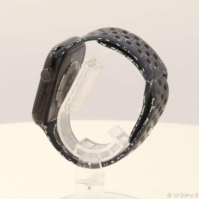 (中古)Watch Series 10 GPS + Cellular 46mm ジェットブラックアルミニウムケース ミッドナイトスカイNikeスポーツバンド(198-ud)_1