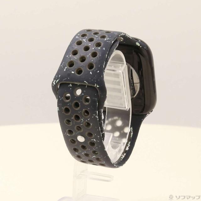 (中古)Watch Series 10 GPS + Cellular 46mm ジェットブラックアルミニウムケース ミッドナイトスカイNikeスポーツバンド(198-ud)_2