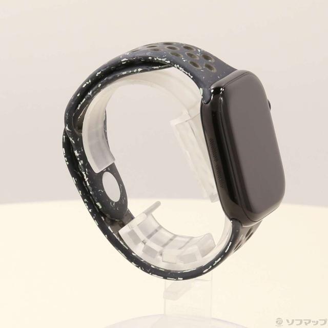 (中古)Watch Series 10 GPS + Cellular 46mm ジェットブラックアルミニウムケース ミッドナイトスカイNikeスポーツバンド(198-ud)_3