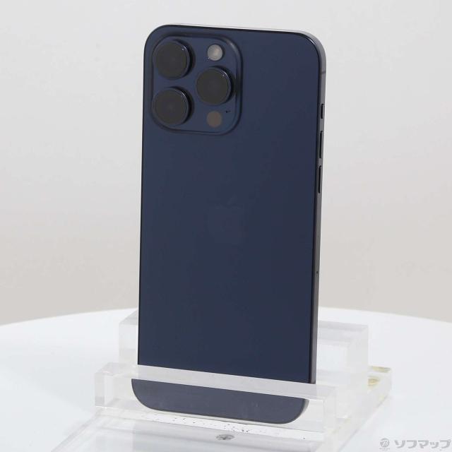 (中古)Apple iPhone15 Pro Max 256GB ブルーチタニウム MU6T3J/A SIMフリー(368-ud)