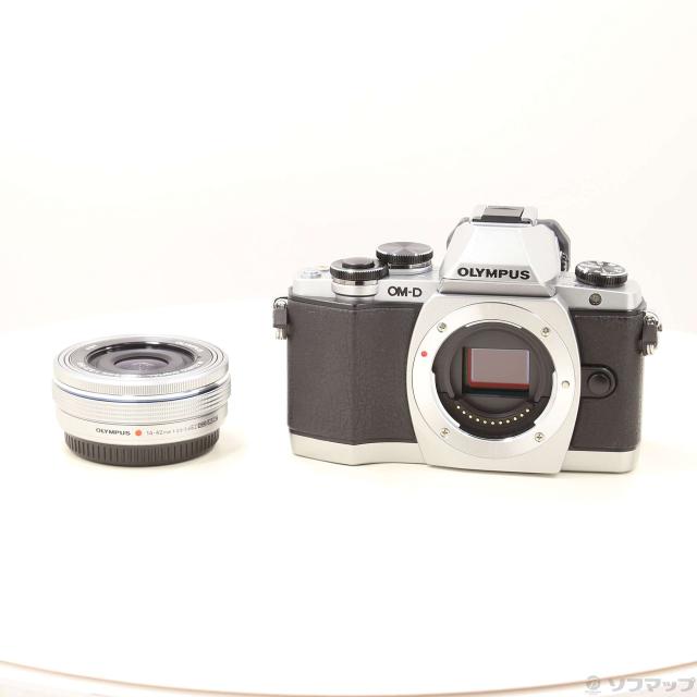 中古)OLYMPUS OM-D E-M10 14-42mm EZレンズキット シルバー(262-ud)