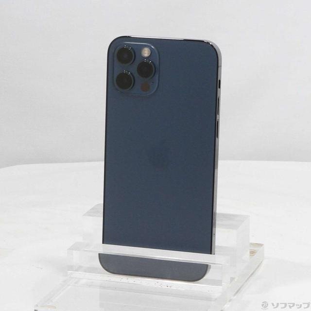 中古)Apple iPhone12 Pro 256GB パシフィックブルー MGMD3J/A SIM