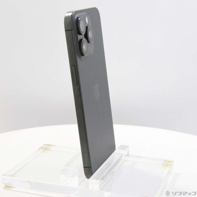 (中古)Apple iPhone15 Pro Max 256GB ブラックチタニウム MU6P3J/A SIMフリー(297-ud)