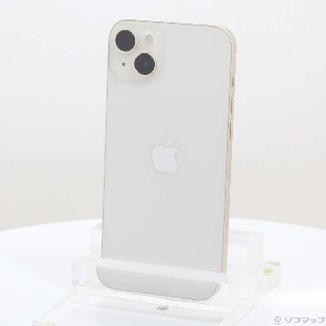 (中古)Apple iPhone14 Plus 512GB スターライト MQ4T3J/A SIMフリー(258-ud)