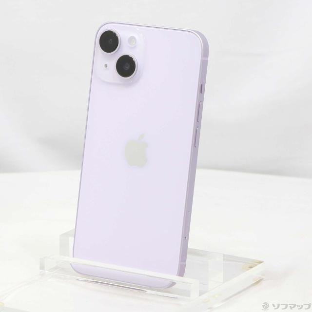(中古)Apple iPhone14 128GB パープル MPUY3J/A SIMフリー(295-ud)