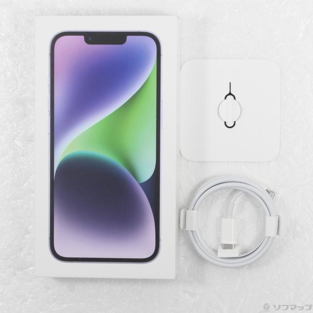 (中古)Apple iPhone14 128GB パープル MPUY3J/A SIMフリー(295-ud)_4