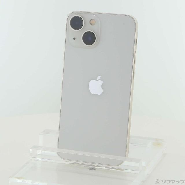 (中古)Apple iPhone13 mini 128GB スターライト MLJE3J/A SIMフリー(349-ud)