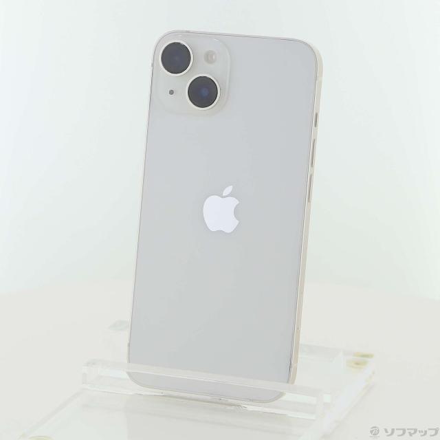 (中古)Apple iPhone14 128GB スターライト MPUQ3J/A SIMフリー(377-ud)