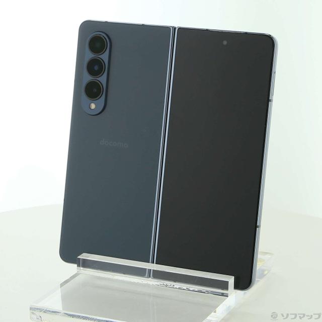 中古)SAMSUNG Galaxy Z Fold4 256GB グレイグリーン SC-55C docomo SIM 