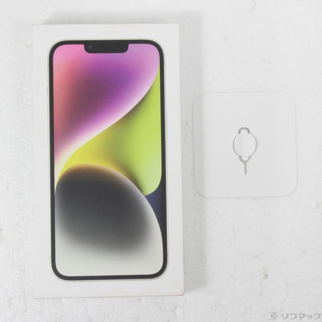 (中古)Apple iPhone14 256GB スターライト MPW33J/A SIMフリー(344-ud)