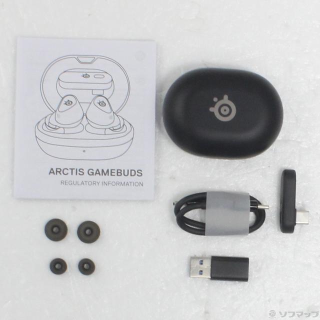 (中古)SteelSeries (展示品) Arctis GameBuds ブラック 61680J(377-ud)_4