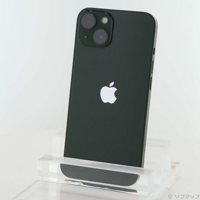 (中古)Apple iPhone13 128GB グリーン MNGG3J/A SIMフリー(371-ud)