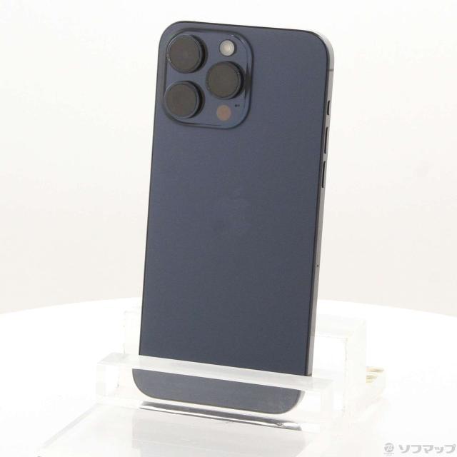 (中古)Apple iPhone15 Pro Max 256GB ブルーチタニウム MU6T3J/A SIMフリー(276-ud)