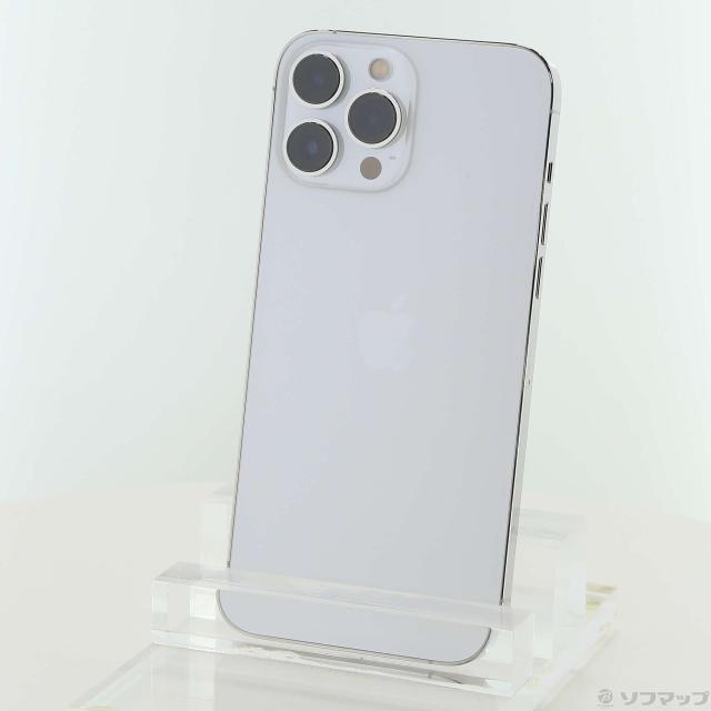 (中古)Apple iPhone13 Pro Max 128GB シルバー MLJ53J/A SIMフリー(348-ud)