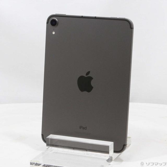 (中古)Apple iPad mini 第6世代 64GB スペースグレイ MK893J/A docomoロック解除SIMフリー(295-ud)