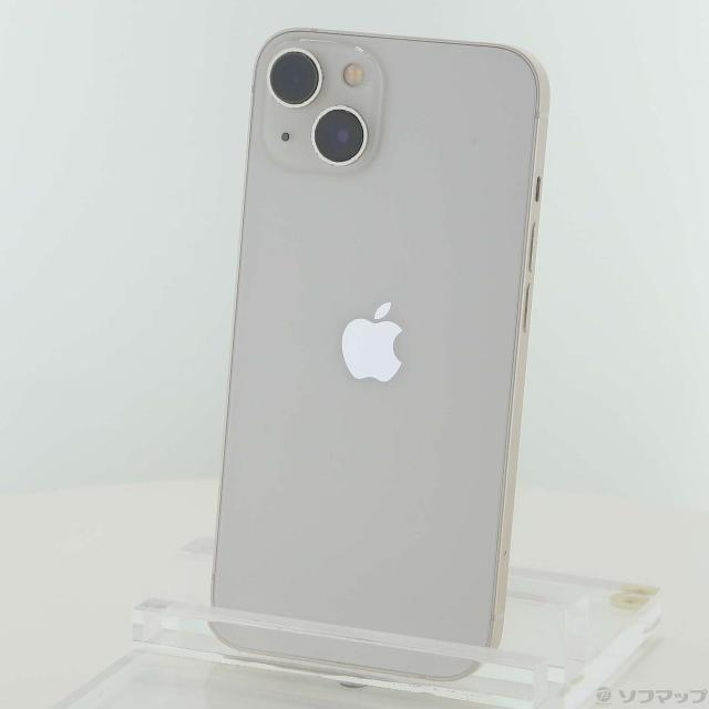 (中古)Apple iPhone13 128GB スターライト MLND3J/A SIMフリー(377-ud)