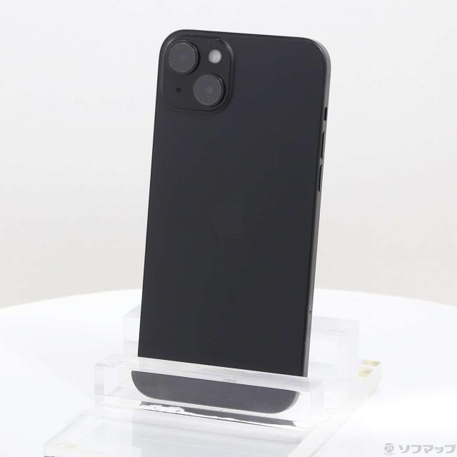 (中古)Apple iPhone15 Plus 128GB ブラック MU083J/A SIMフリー(377-ud)