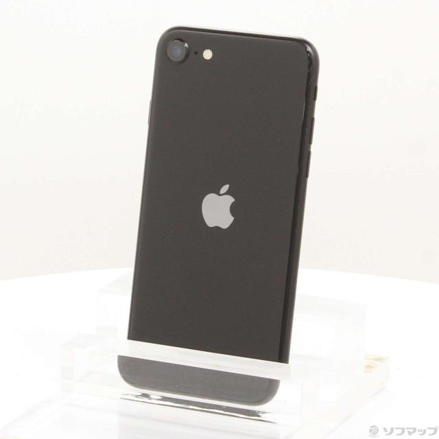 (中古)Apple iPhone SE 第2世代 128GB ブラック MHGT3J/A SIMフリー(344-ud)
