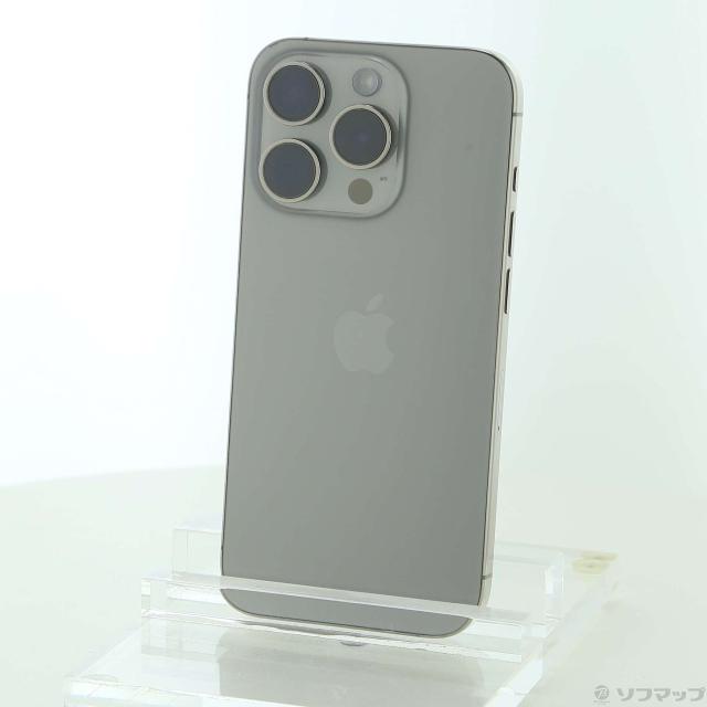中古)Apple iPhone15 Pro 128GB ナチュラルチタニウム MTU93J/A SIM 