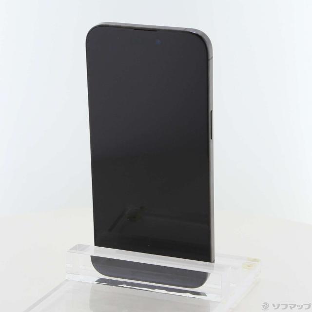 (中古)Apple iPhone15 Pro Max 256GB ブラックチタニウム MU6P3J/A SIMフリー(251-ud)
