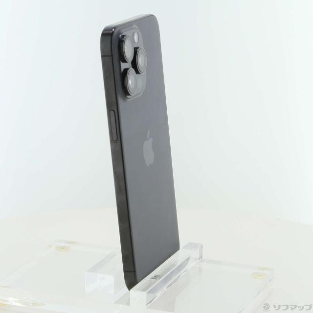 (中古)Apple iPhone15 Pro Max 256GB ブラックチタニウム MU6P3J/A SIMフリー(251-ud)