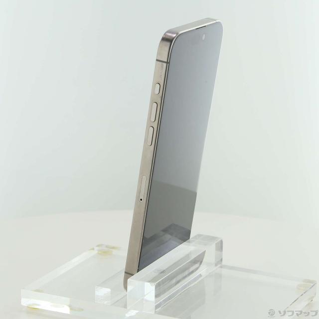 (中古)Apple iPhone15 Pro Max 256GB ナチュラルチタニウム MU6R3J/A SIMフリー(377-ud)