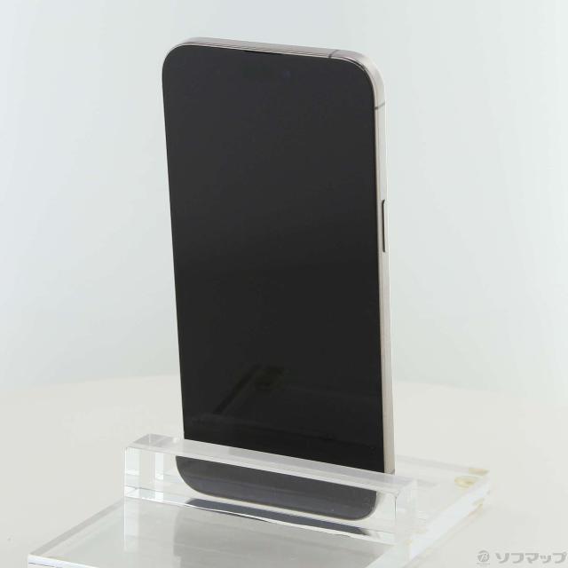 (中古)Apple iPhone15 Pro Max 256GB ナチュラルチタニウム MU6R3J/A SIMフリー(377-ud)