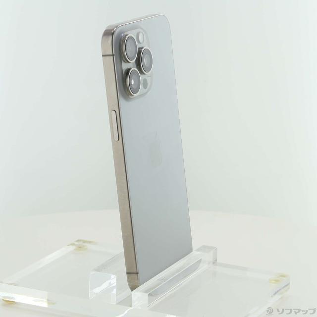 (中古)Apple iPhone15 Pro Max 256GB ナチュラルチタニウム MU6R3J/A SIMフリー(377-ud)