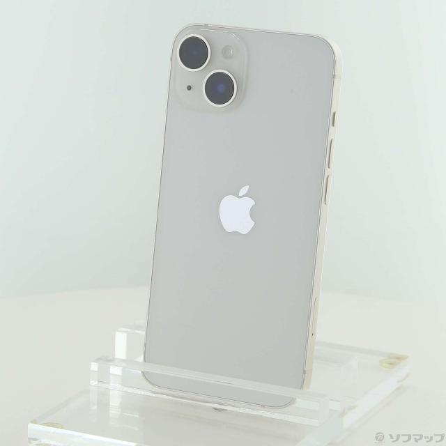 (中古)Apple iPhone14 128GB スターライト MPUQ3J/A SIMフリー(251-ud)