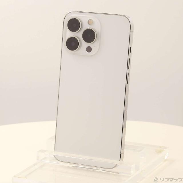 (中古)Apple iPhone13 Pro 128GB シルバー MLUF3J/A SIMフリー(348-ud)