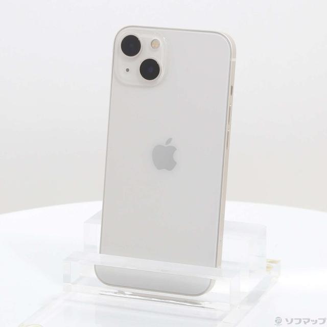 中古)Apple iPhone13 128GB スターライト MLND3J/A SIMフリー(368-ud)