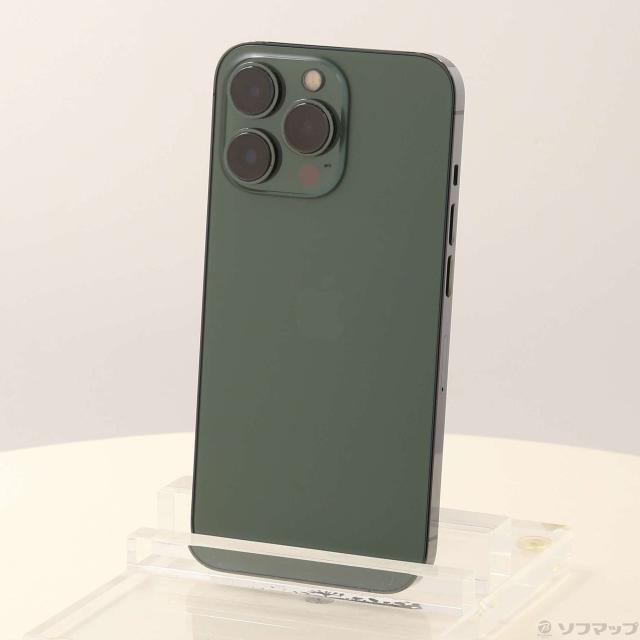 中古)Apple iPhone13 Pro 256GB アルパイングリーン MNDY3J/A