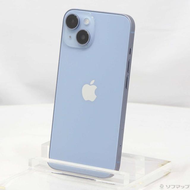 (中古)Apple iPhone14 256GB ブルー MPWN3J/A SIMフリー(269-ud)