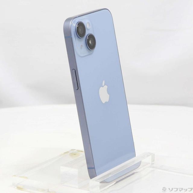 (中古)Apple iPhone14 256GB ブルー MPWN3J/A SIMフリー(269-ud)