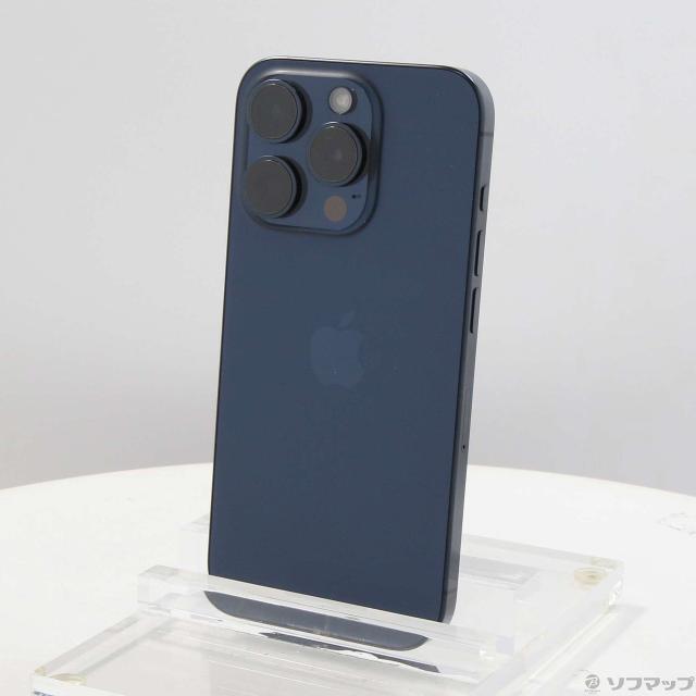 (中古)Apple iPhone15 Pro 256GB ブルーチタニウム MTUG3J/A SIMフリー(269-ud)