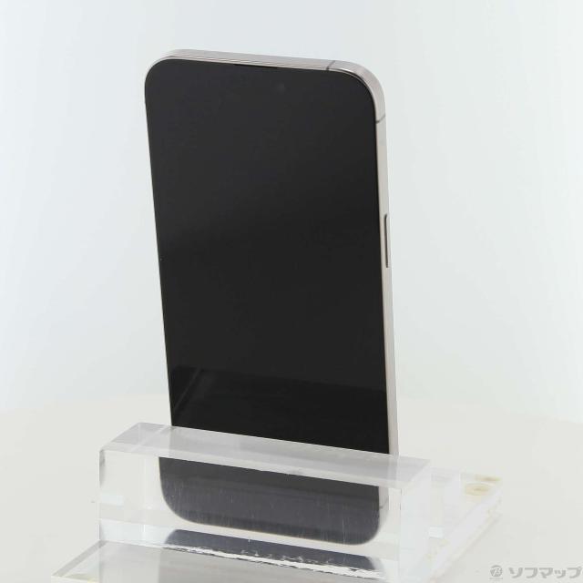 (中古)Apple iPhone15 Pro Max 256GB ナチュラルチタニウム MU6R3J/A SIMフリー(377-ud)