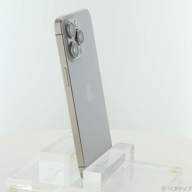 (中古)Apple iPhone15 Pro Max 256GB ナチュラルチタニウム MU6R3J/A SIMフリー(377-ud)