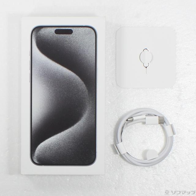 (中古)Apple iPhone15 Pro Max 256GB ホワイトチタニウム MU6Q3J/A SIMフリー(269-ud)