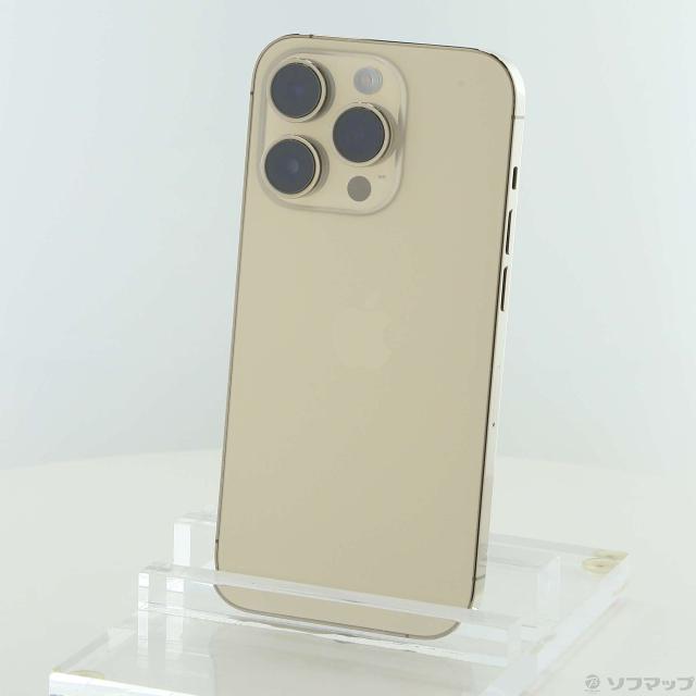中古)Apple iPhone14 Pro 256GB ゴールド MQ173J/A SIMフリー(352-ud