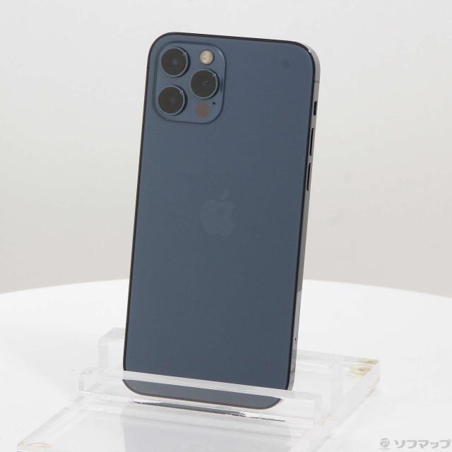 中古)Apple iPhone12 Pro 256GB パシフィックブルー MGMD3J/A SIM