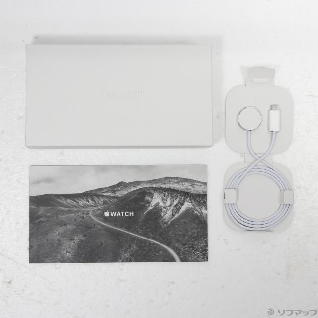 (中古)Apple Apple Watch Ultra GPS + Cellular 49mm チタニウムケース ブラック/グレイトレイルループ(348-ud)_4