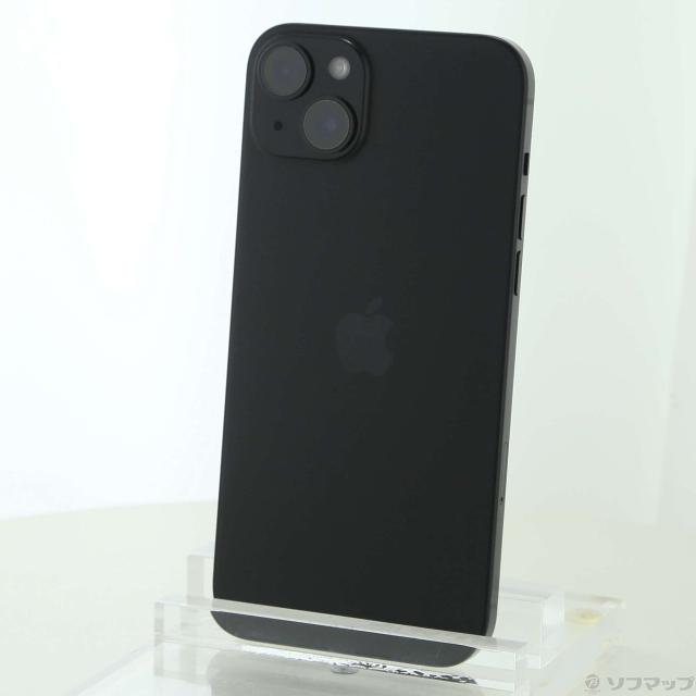(中古)Apple iPhone15 Plus 128GB ブラック MU083J/A SIMフリー(377-ud)