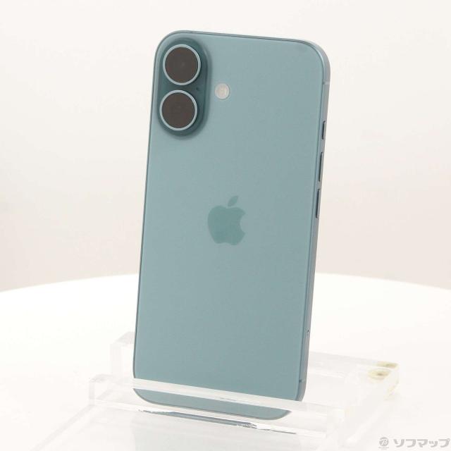 (中古)Apple iPhone16 256GB ティール MYE13J/A SIMフリー(269-ud)