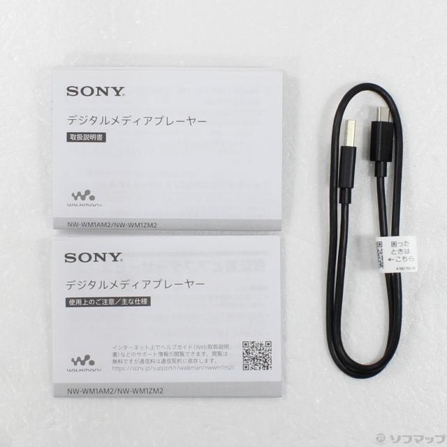 (中古)SONY WALKMAN WM1AM2 メモリ128GB+microSD ブラック NW-WM1AM2(198-ud)_4
