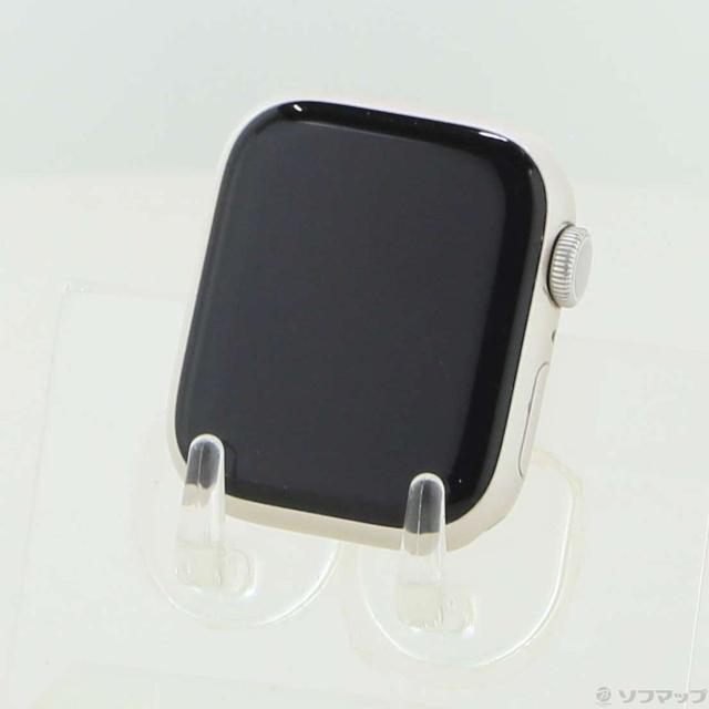 (中古)Apple Apple Watch Series 8 GPS 41mm スターライトアルミニウムケース バンド無し(269-ud)