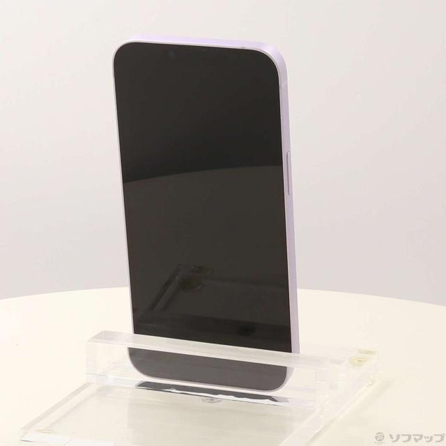 (中古)Apple iPhone14 256GB パープル MPW93J/A SIMフリー(297-ud)