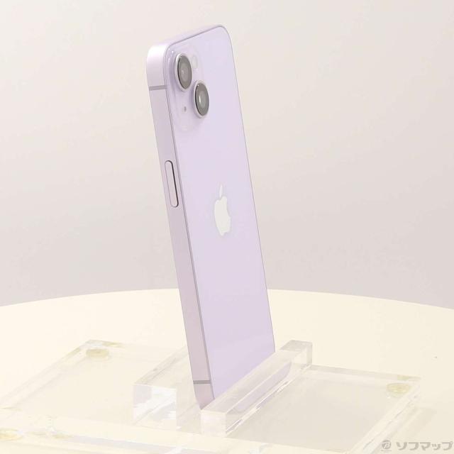 (中古)Apple iPhone14 256GB パープル MPW93J/A SIMフリー(297-ud)
