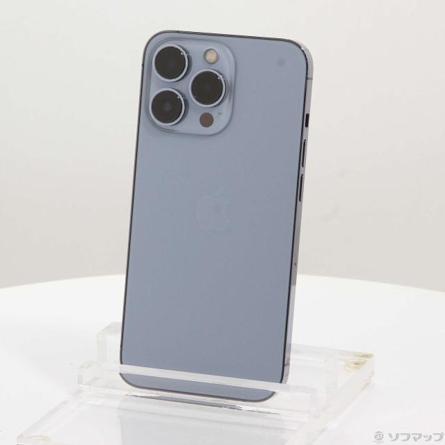 (中古)Apple iPhone13 Pro 128GB シエラブルー MLUK3J/A SIMフリー(368-ud)
